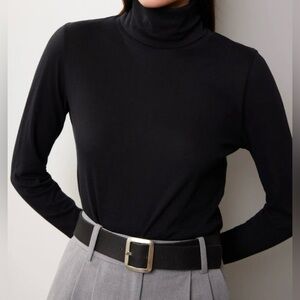 Majestic Filatures Cashmere Cotton Turtleneck Sweater